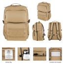 EcoWarrior Khaki Laptop Backpack