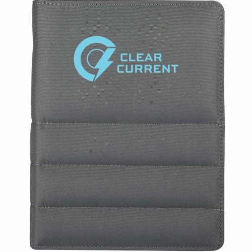 Desk & Office - Journals & Notebooks - Padfolios - EcoPuff 300d rPET Zippered Padfolio