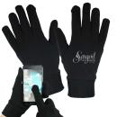 TouchFlex Black Travel Gloves