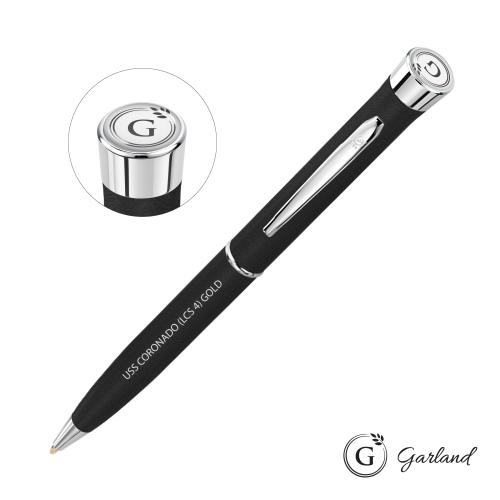Pens & Writing - Metal Pens - Garland&reg; Tactical Textured Twist Ballpoint Pen - Gold Accent