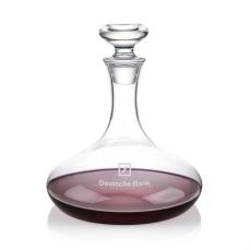 Elegance Flow 33oz Etched Decanter Set - Decanters
