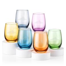 VinoVista 14oz Stemless Wine Set - Wine Glasses