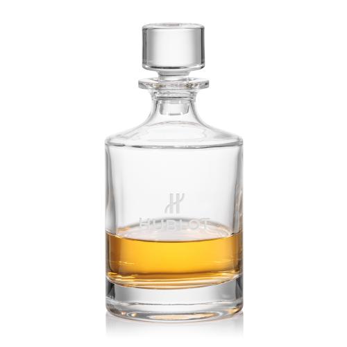 Drinkware - Barware - Gift Sets - CrystalPour Prestige Decanter Set - 30oz & S/S Cubes