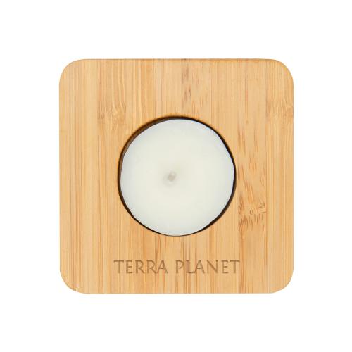 Home & Kitchen - Candles - BioGlow Bamboo Tea Light Holder