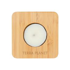 BioGlow Bamboo Tea Light Holder - Candles