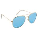 GOLD TRANSPARENT BLUE