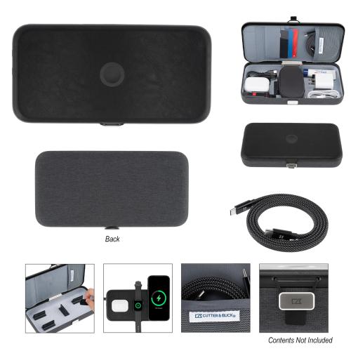 Technology - Cord Organizers - Cutter & Buck&reg; 3-in-1 Charging Tech Case