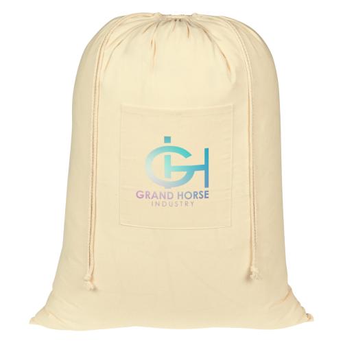 Bags - Drawstring Bags - Cotton - EcoCinch Natural Cotton Laundry Tote
