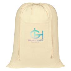 EcoCinch Natural Cotton Laundry Tote - Drawstring Bags