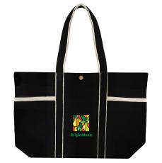 Aware™ 10 Oz. Recycled Cotton Canvas Tote Bag - Canvas & Cotton