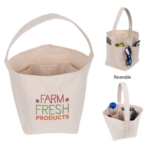 Bags - Tote Bags - Canvas & Cotton - EcoCaddy Canvas Reversible Tote Bag