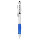 Silver w, Blue