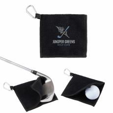 EcoGrip Golf Scrub Towel - Black - New Additions