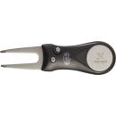 EcoSpin Golf Divot Tool & Marker - Black