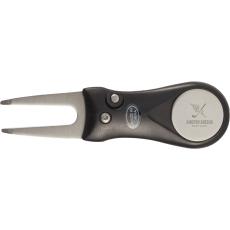 EcoSpin Golf Divot Tool & Marker - Black - Golf Accessories