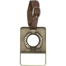 Sure thing!  Elite Golf Tag - Metal & Leather Strap - Golf Accessories