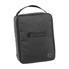StrideGuard Charcoal Embroidered Shoe Bag - Travel Accessories
