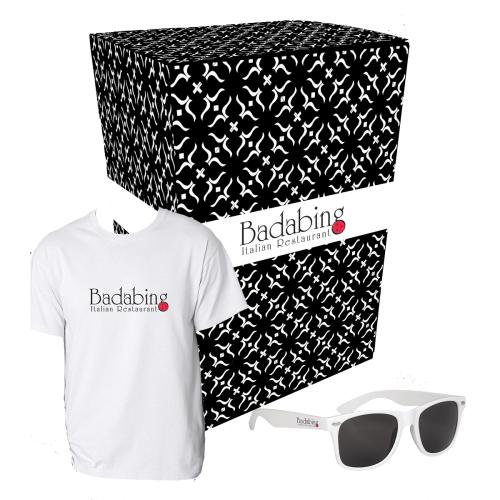 Apparel - Shirts - Short Sleeve Tees - Gildan&reg; Adult Heavy Cotton&trade; T-Shirt And Sunglasses Combo Set With Custom