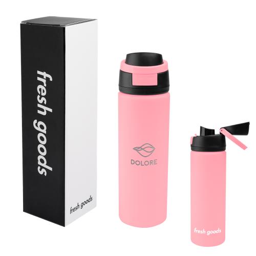 Drinkware - Metal Bottles - EcoSipper 24oz Recycled Steel Bottle Set