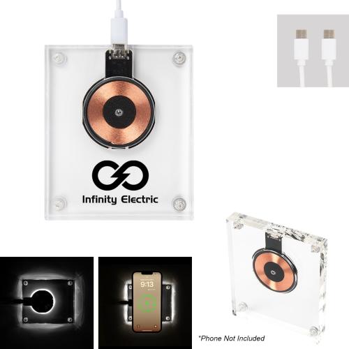 Technology - Wireless Chargers - IllumiCharge 15W Clear Wireless Pad