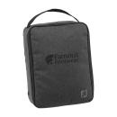 StrideGuard Charcoal Embroidered Shoe Bag