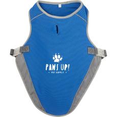 ReflectoPaws Visibility Pet Vest - Blue, Medium - Pet Accessories