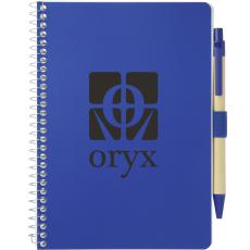 FSC® Mix 5" x 7" Spiral Notebook with Pen - Desk & Office