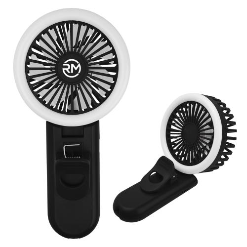 Technology - Computer Accessories - BreezeLight Clip-On Fan & Ring Light Combo