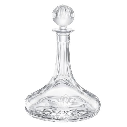 Drinkware - Barware - Carafes - CrystalNaut 32oz Deep Etch Decanter