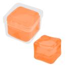 CLEAR WITH TRANSLUCENT ORANGE