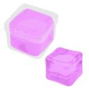 CLEAR WITH TRANSLUCENT PURPLE