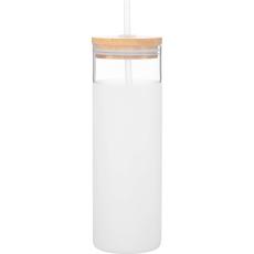 BambooLuxe 25oz Glass Tumbler - Drinkware