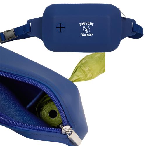 Home & Kitchen - Pet Accessories - PoochPouch Blue Walk & Train Essentials Bag