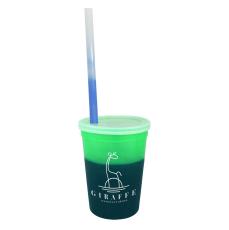 Mood™ 12 oz. Stadium Cup/Straw/Lid Set - Color Changing