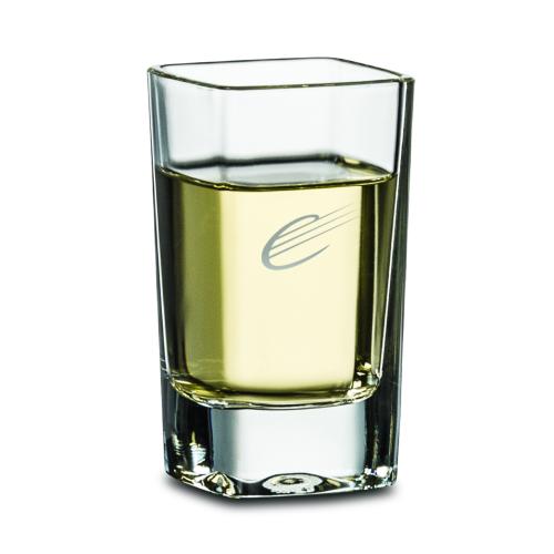 Drinkware - Barware - Shot Glasses - Palermo AromaCapture Etch Square Glass