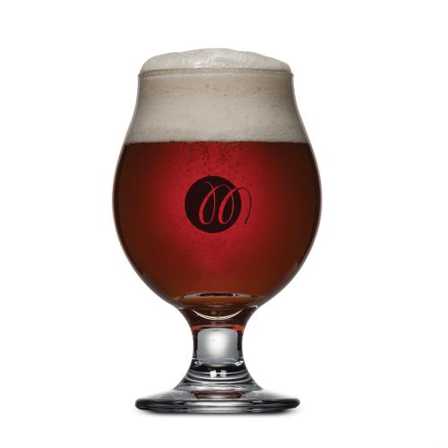 Drinkware - Barware - Beer Glasses & Stiens - Belgique Elegance 16oz Etched Glass Set