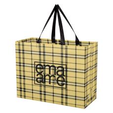 PlaidGuard Laminated Shopper Bag - Non-Woven
