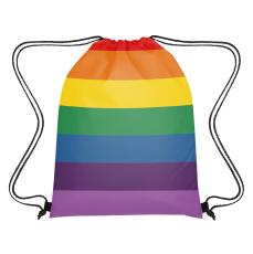 RainbowWave Nylon Sports Sack - Drawstring Bags