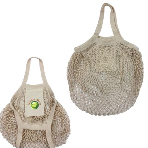 Bags - Tote Bags - Canvas & Cotton - EcoMingle Canvas & Mesh Tote Delight