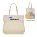 EcoBreeze Mesh Canvas Tote Bag