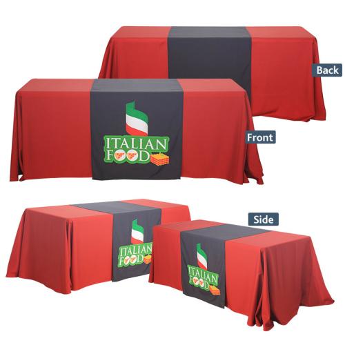 Tradeshow Accessories - Table Covers - Eleganza 8' Flame-Safe Table Runner