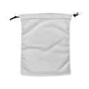 FlexiPack White Poly Drawstring Bag