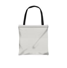 PolyLuxe 12" Custom White Tote Bag - Nylon & Polyester