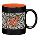 BLACK WITH ORANGE;Orange