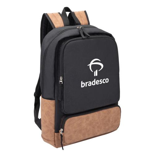 Bags - Backpacks - ProVoyage Faux Leather Laptop Backpack