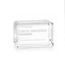 CrystalClarity 3D Etch Rectangle Paperweight