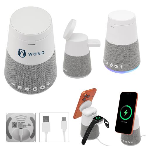 Technology - Earbuds - SoundGlow Wireless Charger & Speaker