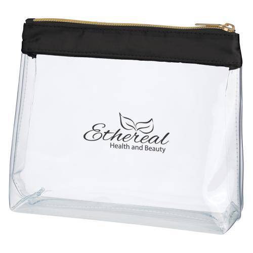 Bags - Tote Bags - Clear & Transparent - SatinVogue Clear Cosmetic Case