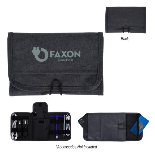 Technology - Cord Organizers - Compact Gray Travel Case