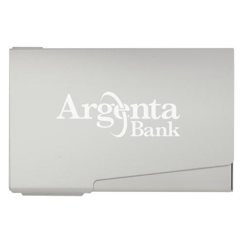 Desk & Office - Desk Accessories - SilverGlint Engraved Card Holder